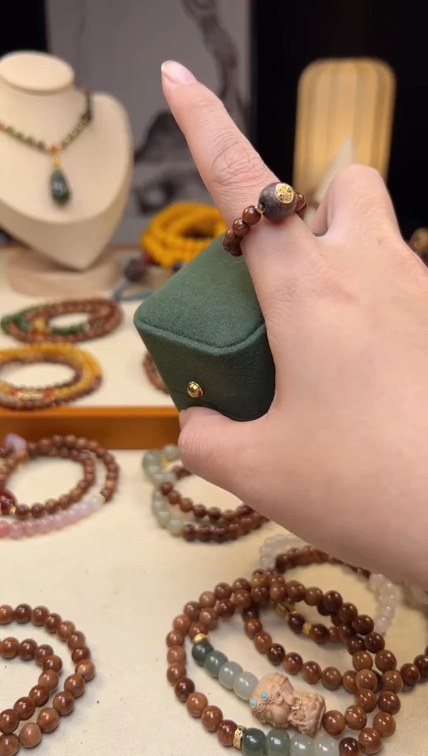 【闪购商品】库克手串沉香戒指