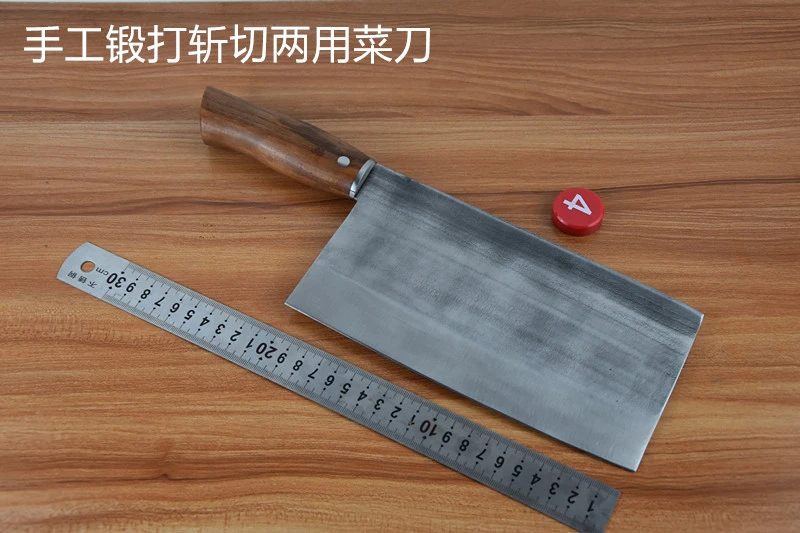 碳钢锻打传统手工菜刀厨师专用斩鸡鸭鹅砍烧腊刀熟食刀斩切刀家用