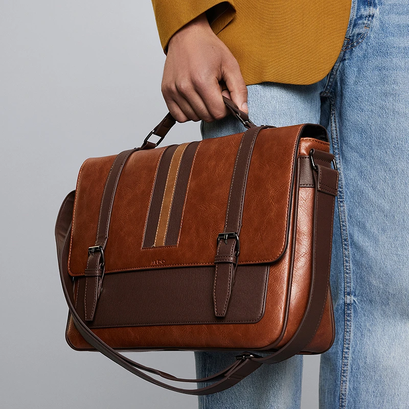 ALDO男士公文包手提斜挎大气高质感商务百搭简约时尚BHNF24A87