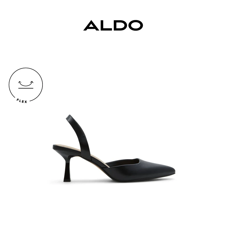 ALDO后空凉鞋新款欧美气质女细高跟尖头一字带包头ASFS24A53