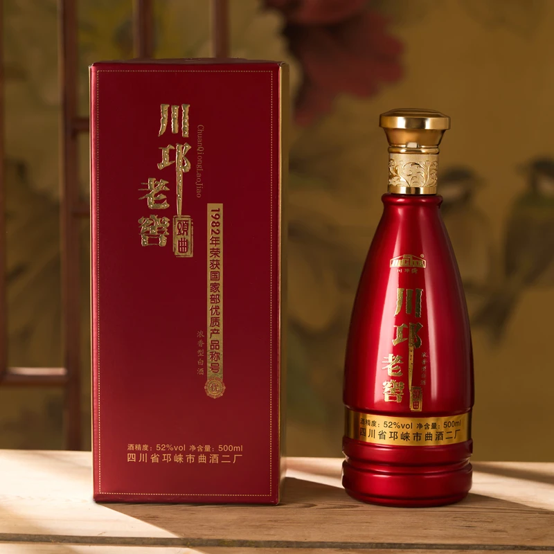 CQ/川邛 川邛牌【川邛老窖头曲】五年窖藏固态法优级白酒52度500ml