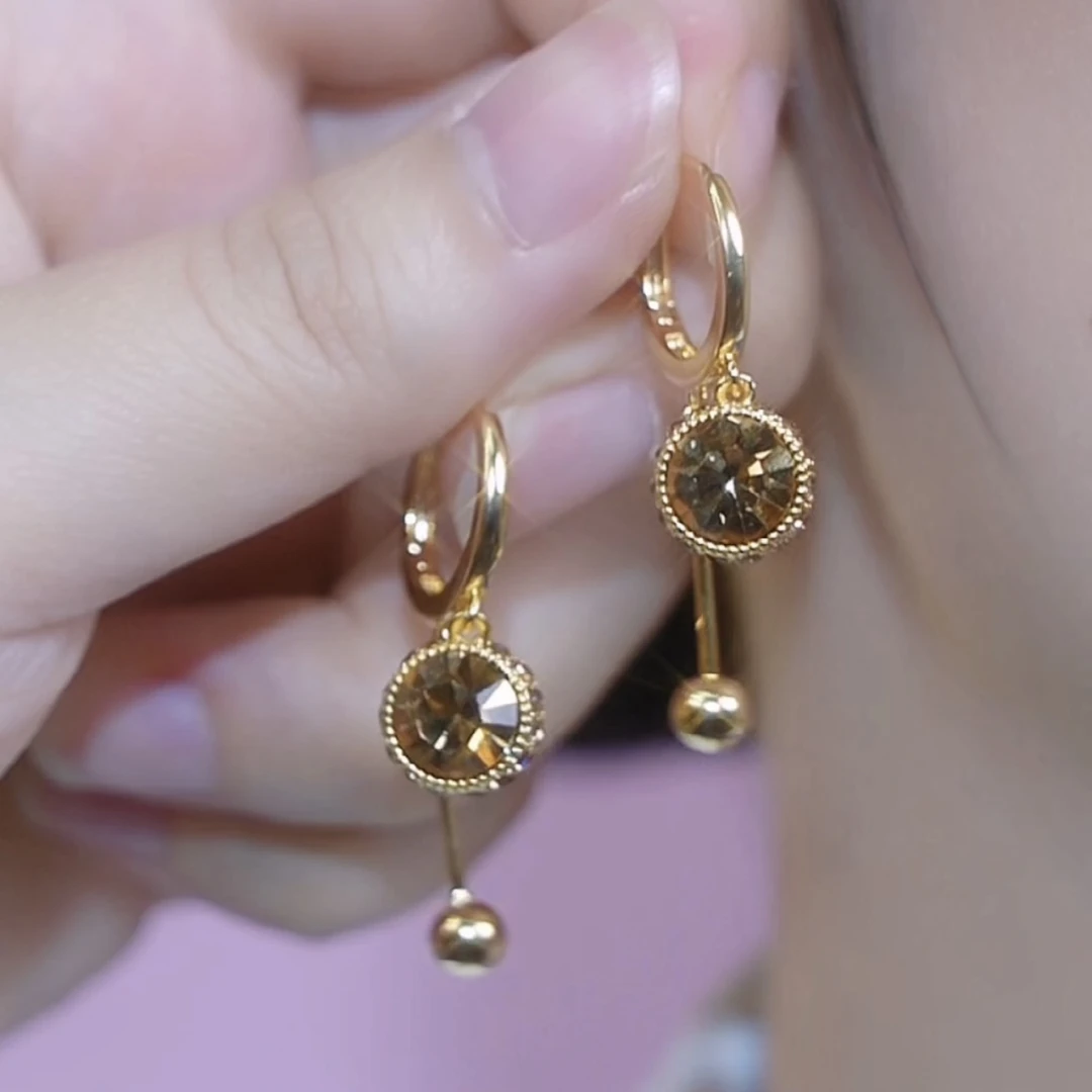 铜合金耳饰 【日月星辰】时尚气质百搭耳环