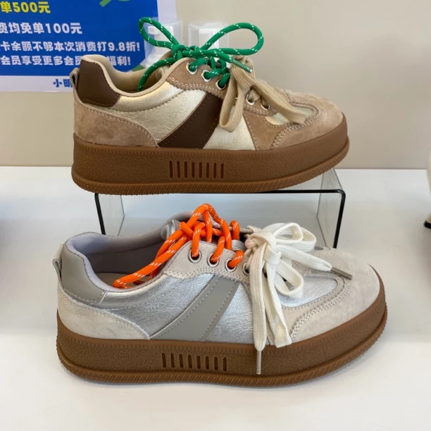 3199休闲百搭复古厚底ins港风低帮秋季休闲鞋