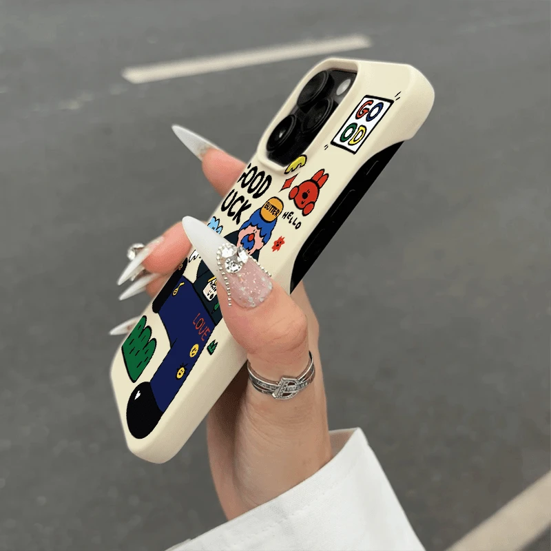 简约ins风适用苹果15手机壳14/13ProMax可爱iPhone12软11/xs女款