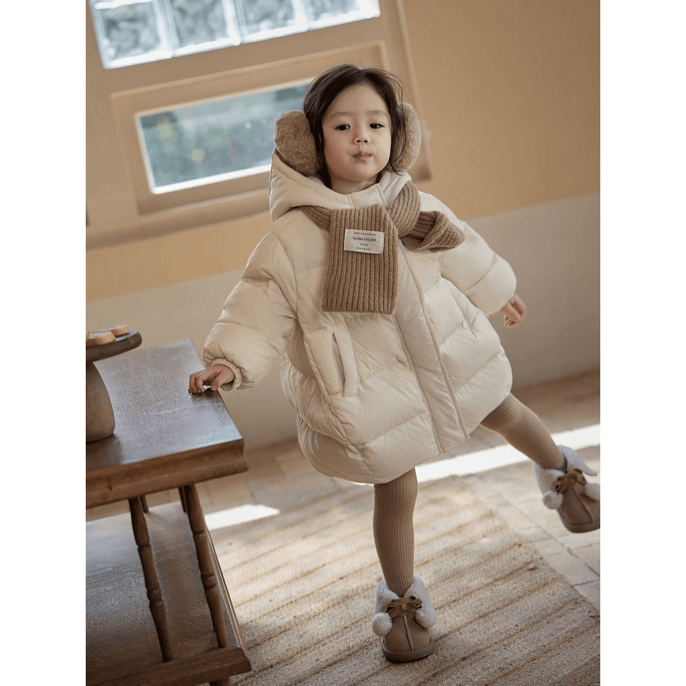 【小扬哥推荐】女童棉服冬装新款美拉德宝宝加厚棉衣公主风女宝宝