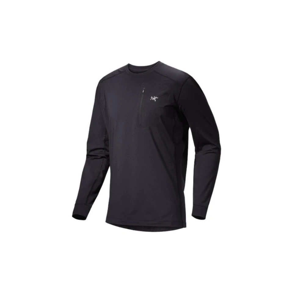 ARC'TERYX/始祖鸟Rho LT 新款排汗抓绒长袖T恤男士半拉链