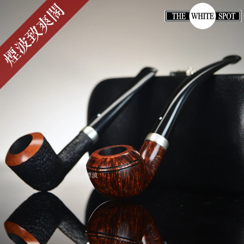 英国 The White Spot MARY 双子斗 Shell & Amber Root 限量烟斗