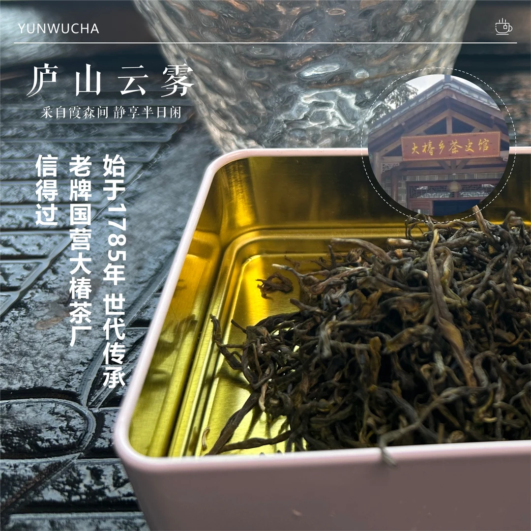 新茶江西九江庐山云雾茶绿茶口粮茶浓香型茶手工高山茶A级山野茶