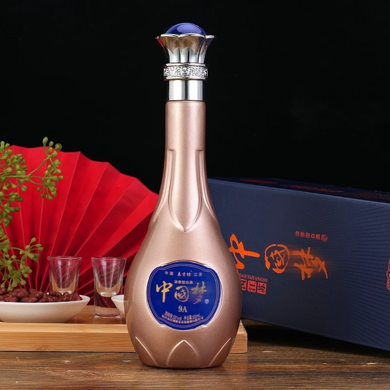 泰贡坊中国梦9A浓香型纯良酿造白酒整箱六瓶礼盒装送礼52度500ML