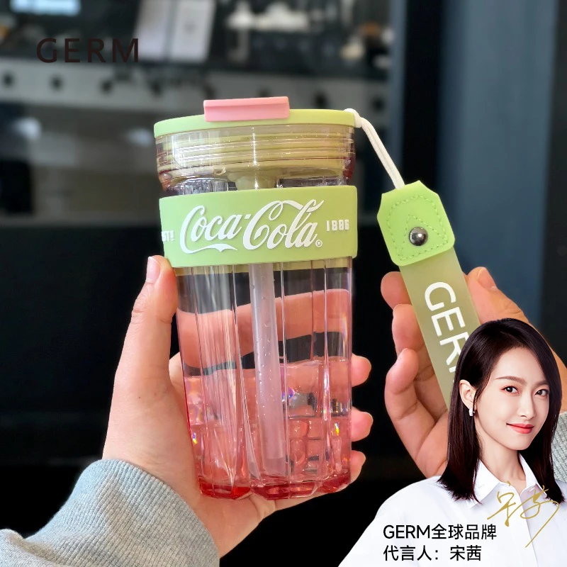 【宋茜推荐】GERM可口可乐随手水杯咖啡杯吸管大容量高颜值夏季杯子