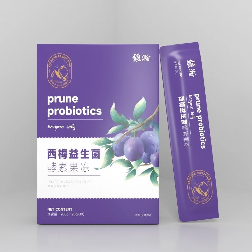 西梅发酵益生菌果冻营养20g*10/盒益生元益生菌白芸豆食用健康