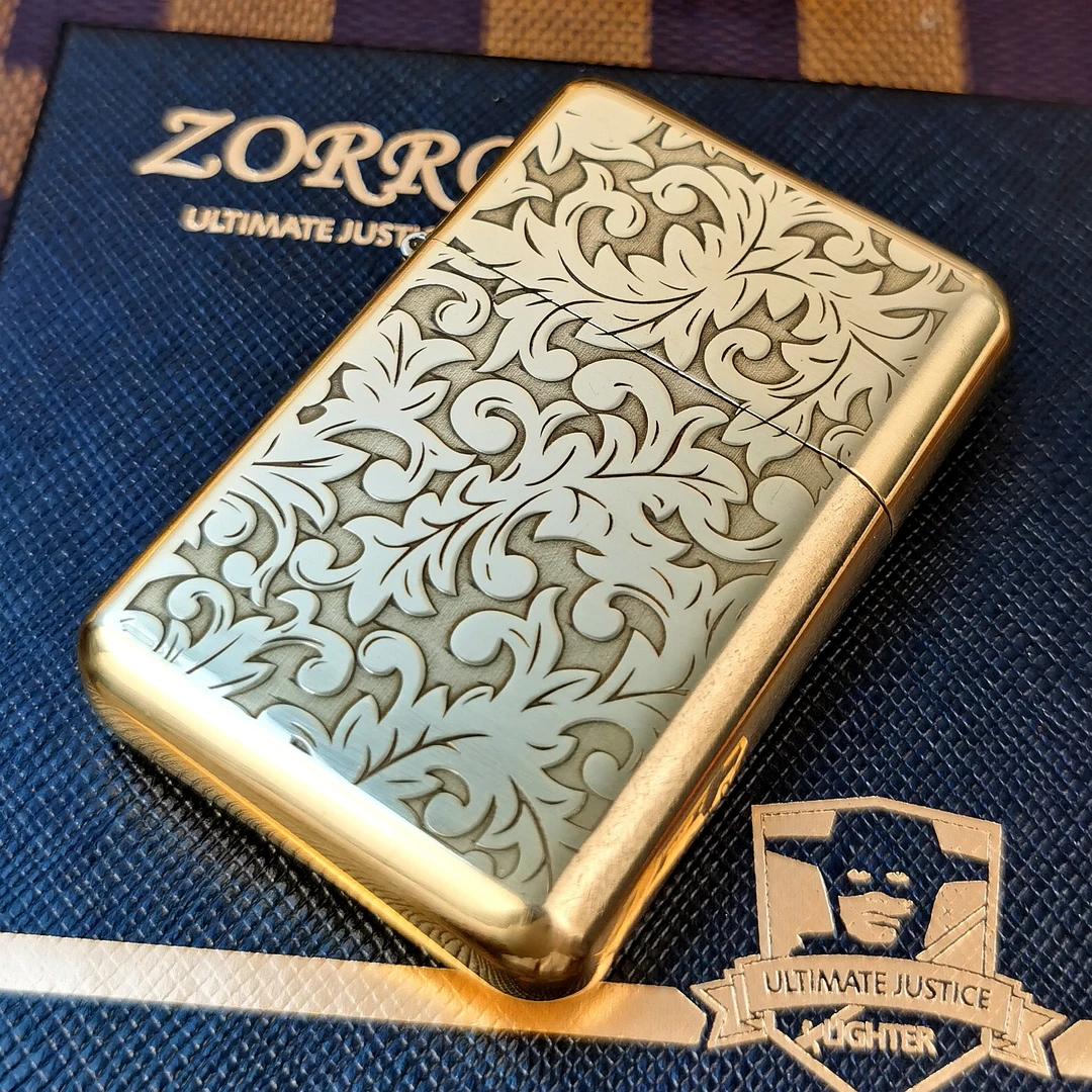 ZORRO佐罗新款超薄手感790煤油打火机精雕个性防风经典设计