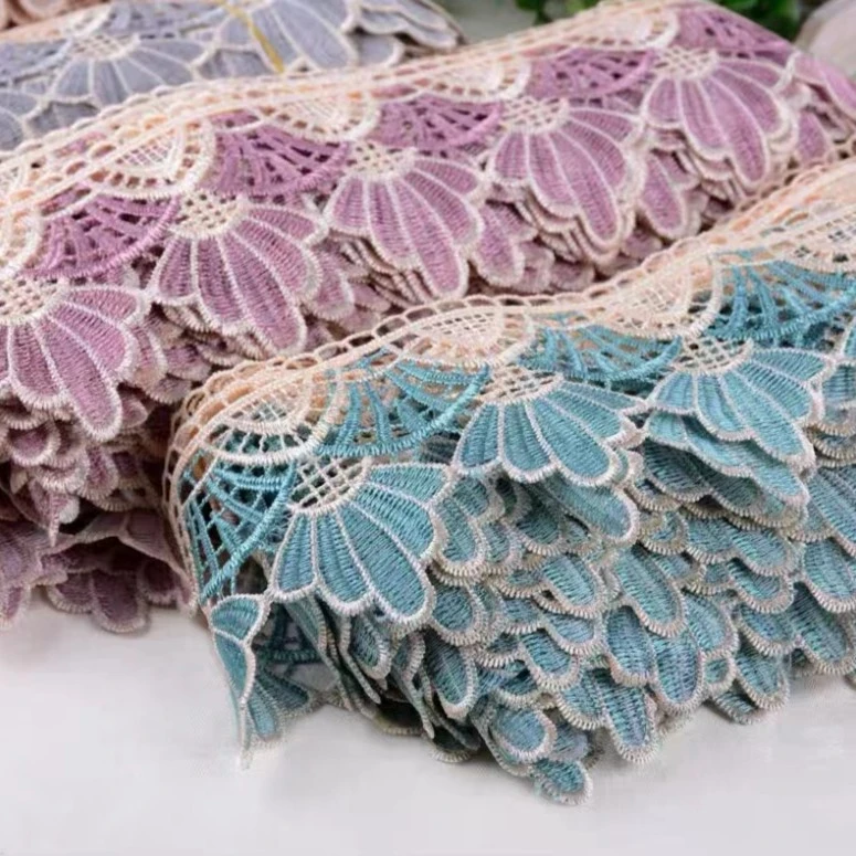 沙发垫水溶花边椅套边车套坐垫窗帘布料拼接装饰DIY高密度