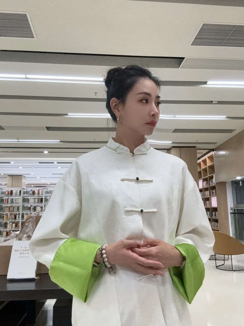 锦秀 新中式早秋外套四经交织罗 外穿打底