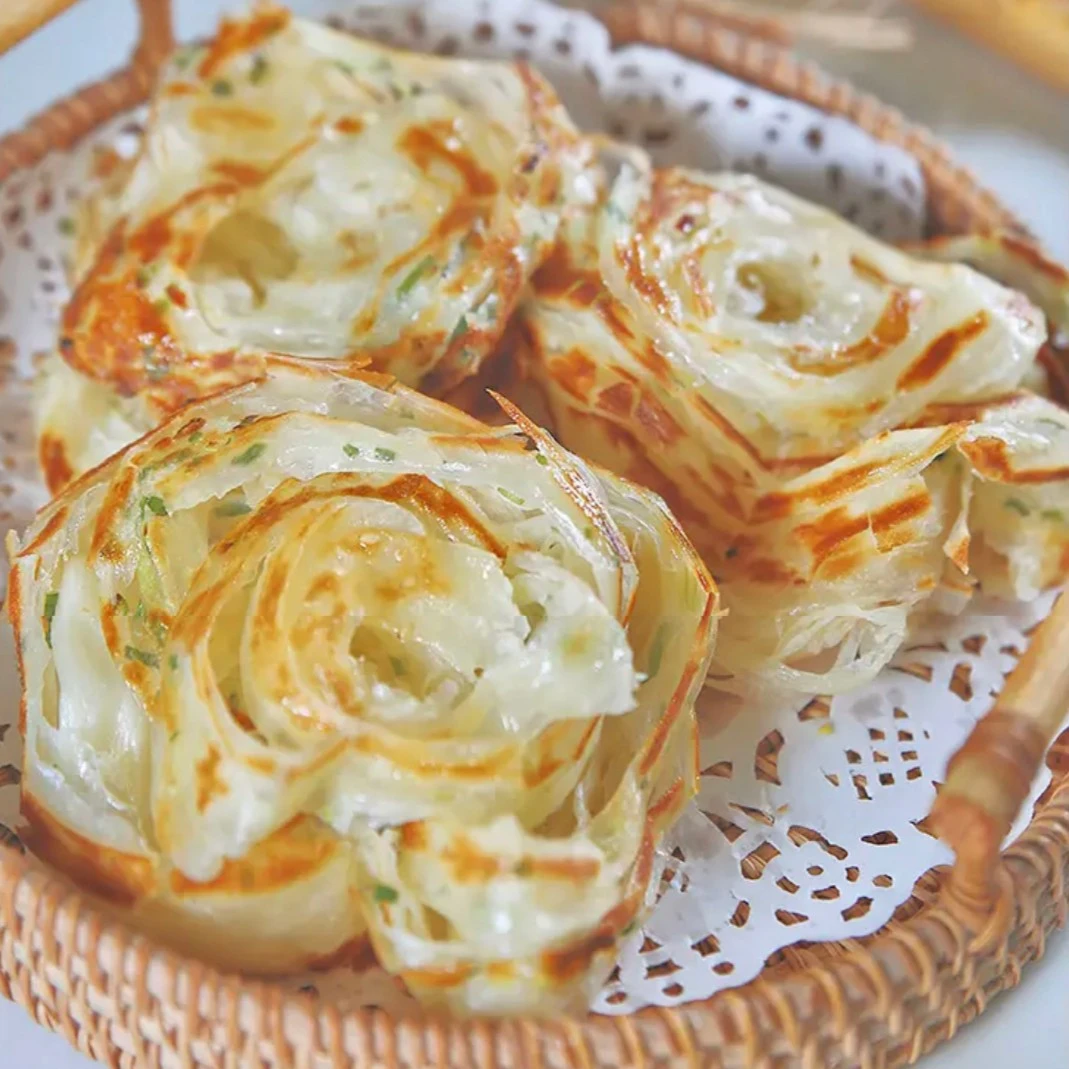 【葱香酥软】山东手工葱花饼葱油饼传统工艺少油手抓饼120g/片顺丰