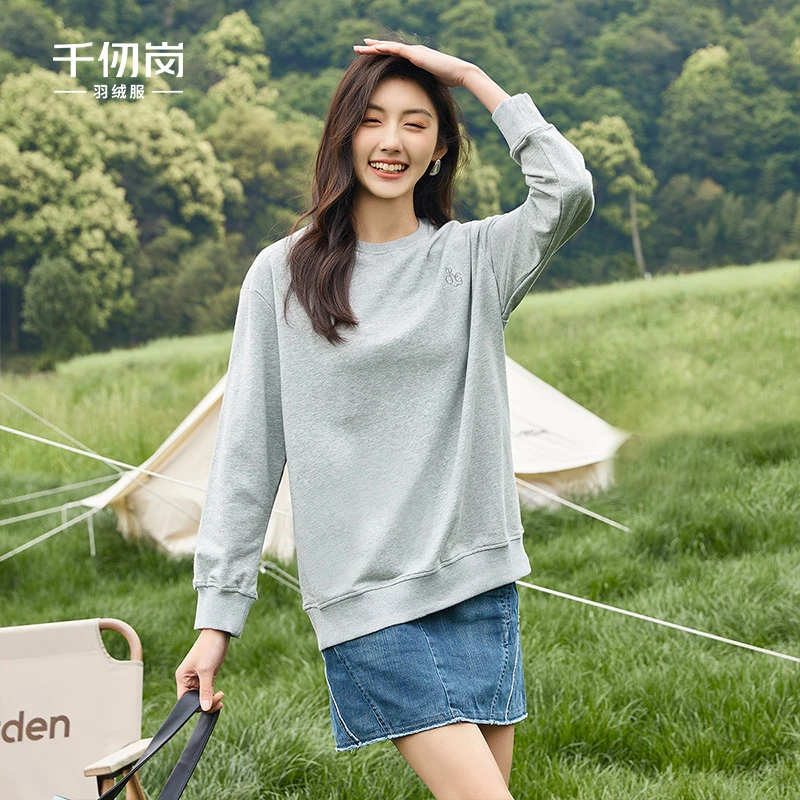 Chericom/千仞岗2024年新款百搭休闲时尚舒适女装长袖S273070C