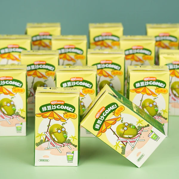 好源绿豆沙250ml*10盒整箱饮品绿豆汤冰镇冰豆沙饮料好喝营养