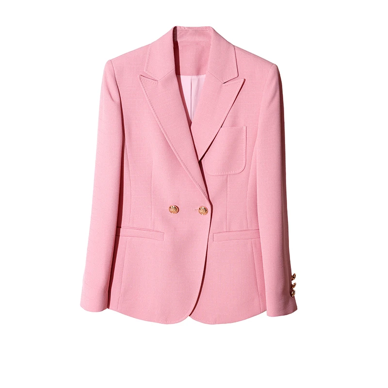 【大M家单粒扣】女士西装单西舒适纯色2025新款高档西装10175