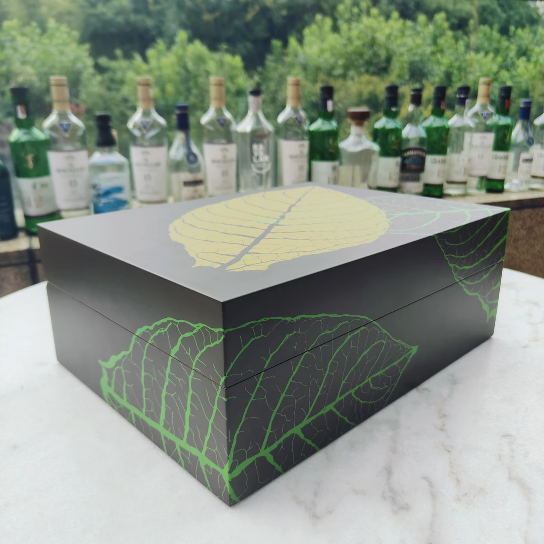 季诺茄叶系列雪茄保湿盒