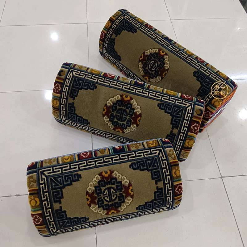 青海羊毛藏毯藏式床头靠垫羊毛沙发靠背抱枕藏式沙发垫子和靠背