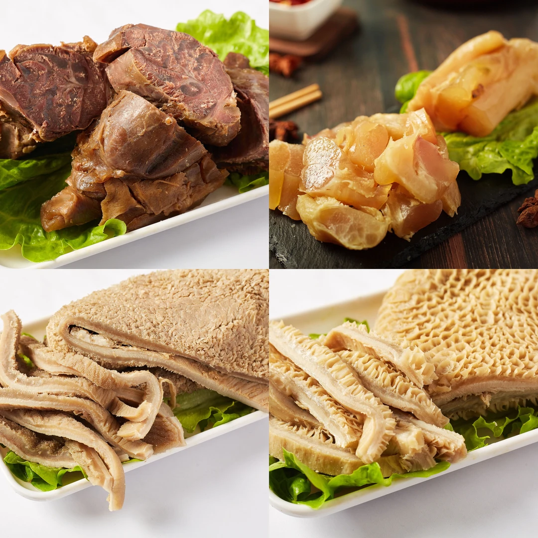 （现拍现称）改价链接 五香牛腱 金钱肚 牛蹄筋 毛肚 即食顺丰包邮