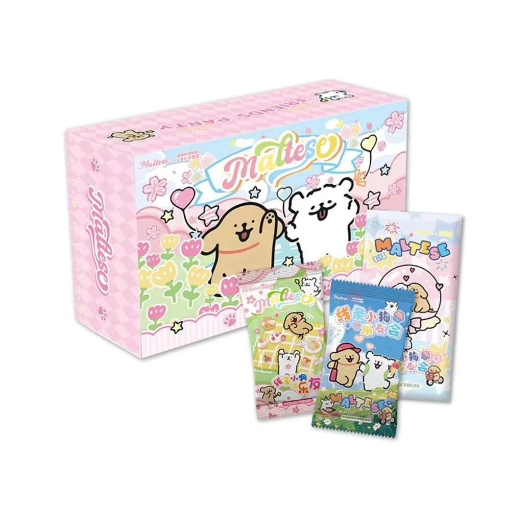 【叠叠吃吃玩法】doki社线条小狗盲盒收藏卡牌