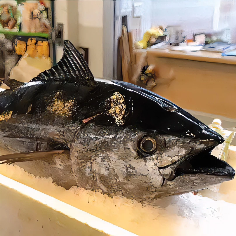 【渔乐业】蓝鳍金枪鱼海钓刺身放血超低温排酸去鳃去内脏2.5kg