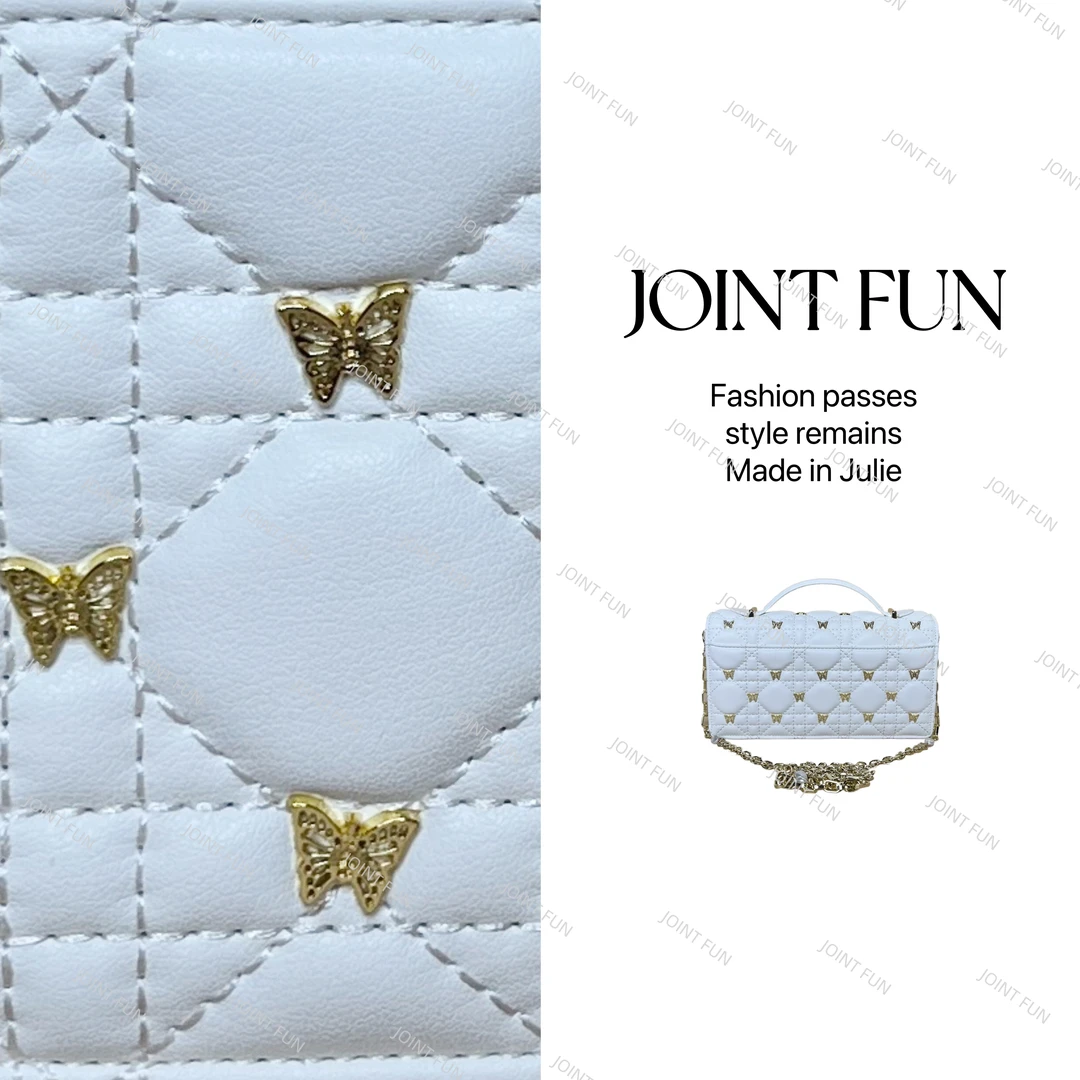 d09【朱莉耶私定】woc链条包21CM新款蝴蝶系列MISS发财包