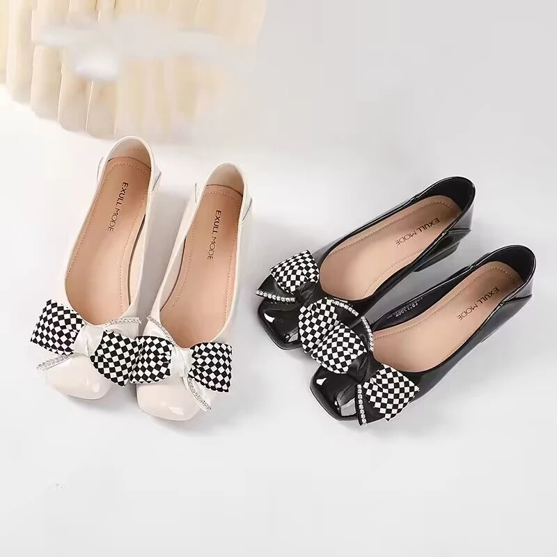 D02新品乐福鞋时尚百搭小皮鞋厚底松糕鞋舒适百搭女单鞋