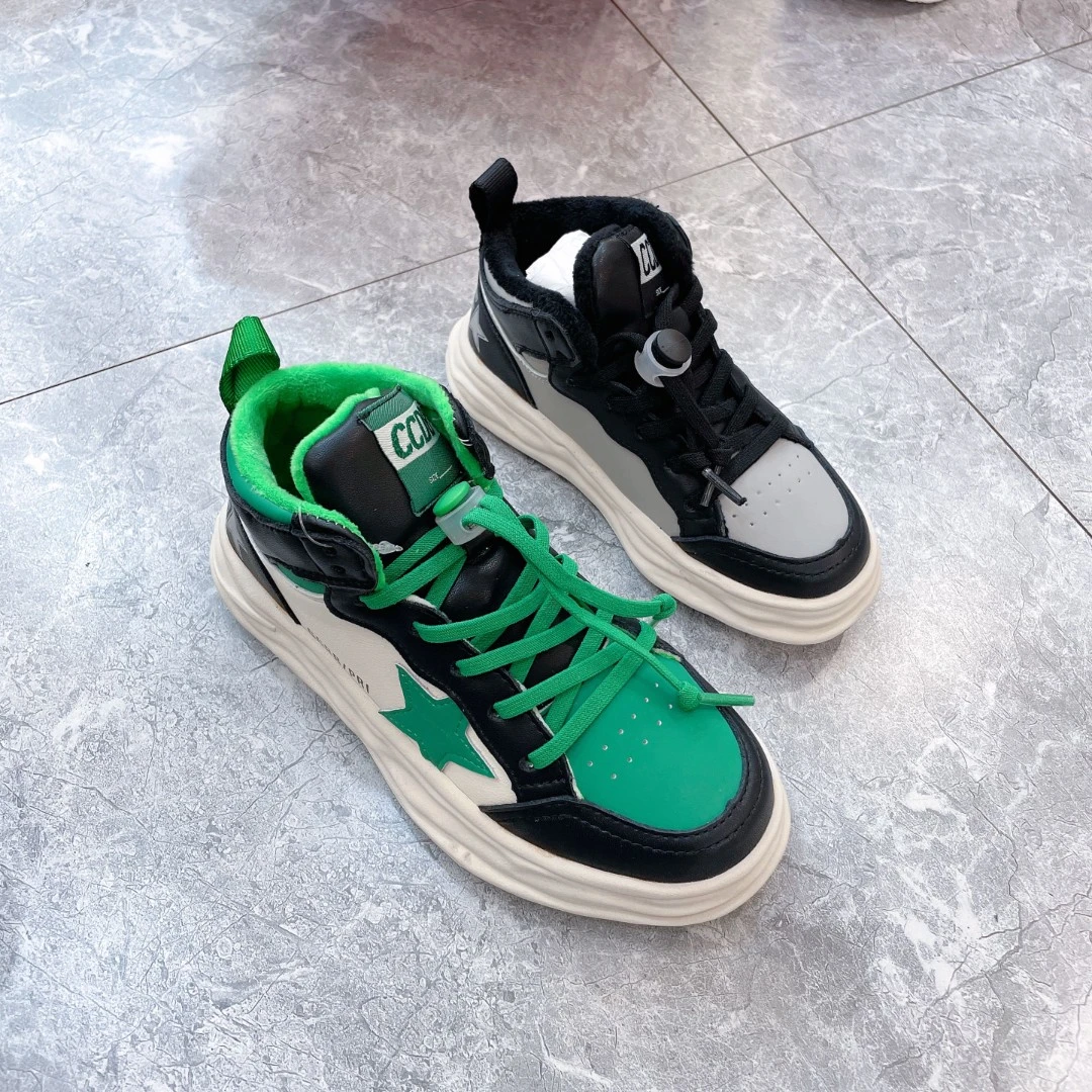 88036男女童鞋百搭休闲鞋时尚麦昆鞋潮流板鞋网面老爹鞋童皮鞋