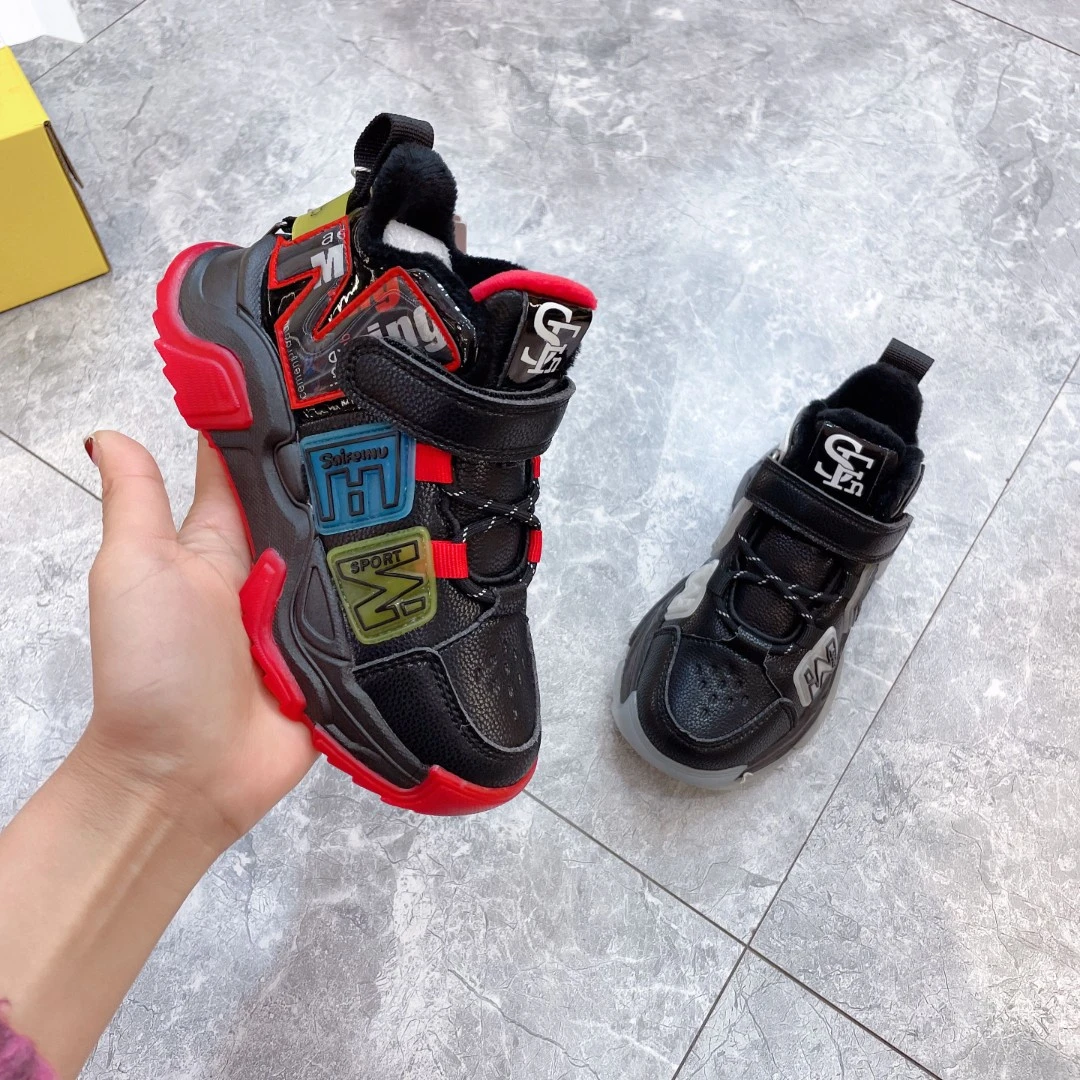 8806男女童鞋百搭休闲鞋时尚麦昆鞋潮流板鞋网面老爹鞋童皮鞋