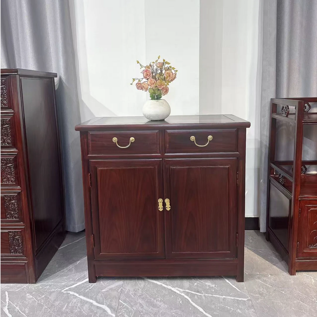 简祥红木黑酸枝餐边柜 储物柜80*40*80