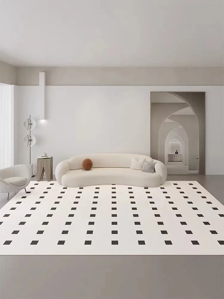 （加厚度1.6）仿羊羔绒地毯床边毯茶几垫地毯家用简约防滑加大面积