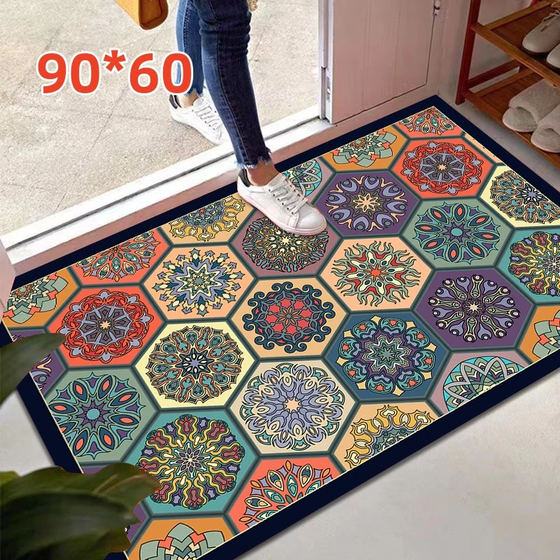 波西米亚软硅藻地垫入户门垫子地垫大面积入户门垫防滑耐磨易打理