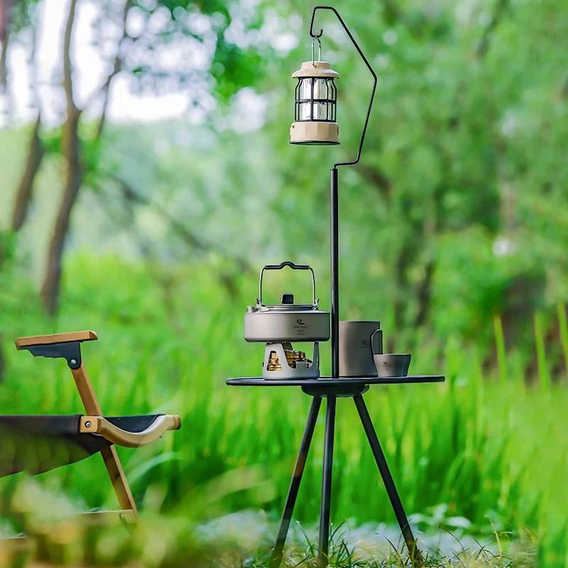 【小扬哥优选】户外折叠桌子便携式可升降小圆桌露营装备用品野餐