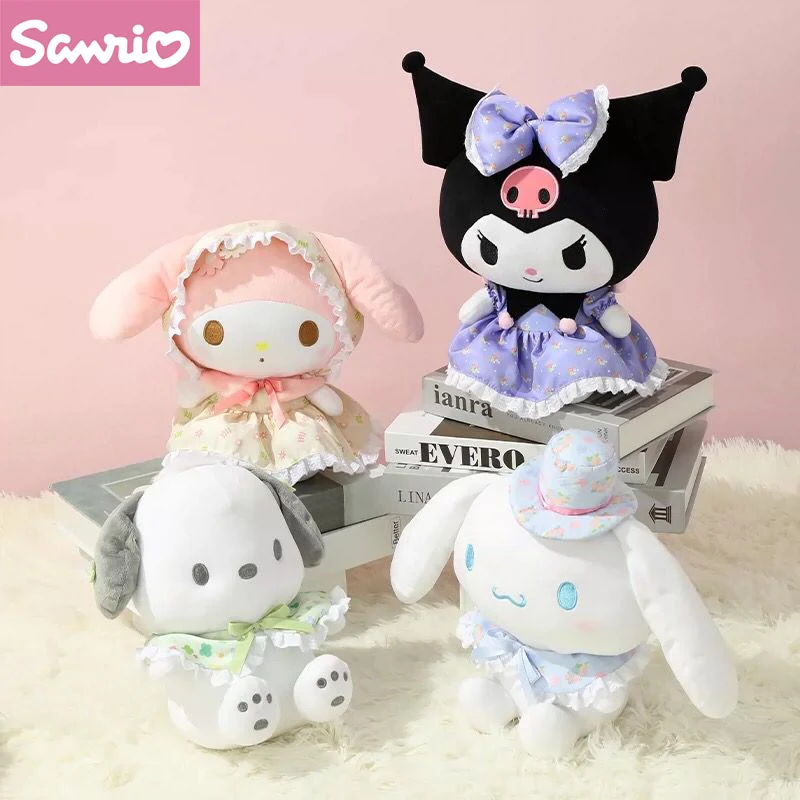 正版新款三丽鸥花园小路库洛米大耳狗美乐蒂毛绒玩具公仔玩偶酷洛