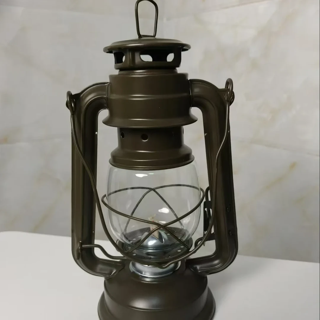 复古户外手提煤油灯