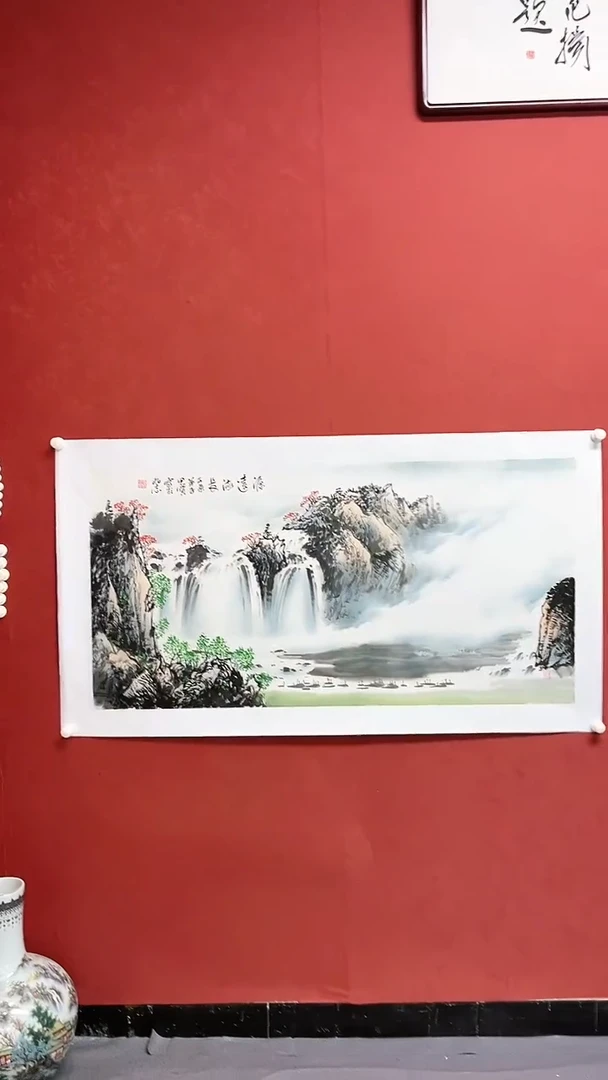 【闪购商品】LJB  手工托芯山水139*68