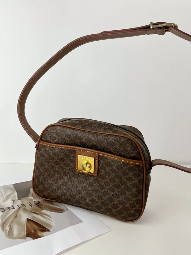 95新 Celine/思琳 金标单肩包 斜挎包