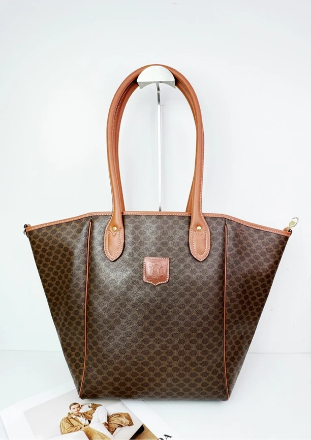 95新 Celine/思琳 老花琴谱单肩包 托特包