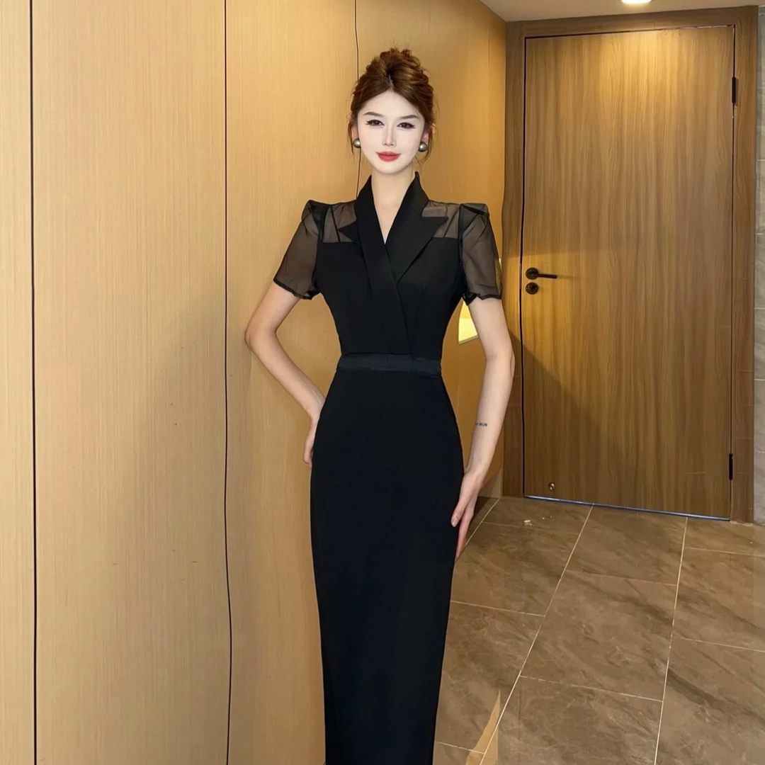 【MD·宵夜】夏季莫奈花园风新款气质高级设计感显瘦连衣裙