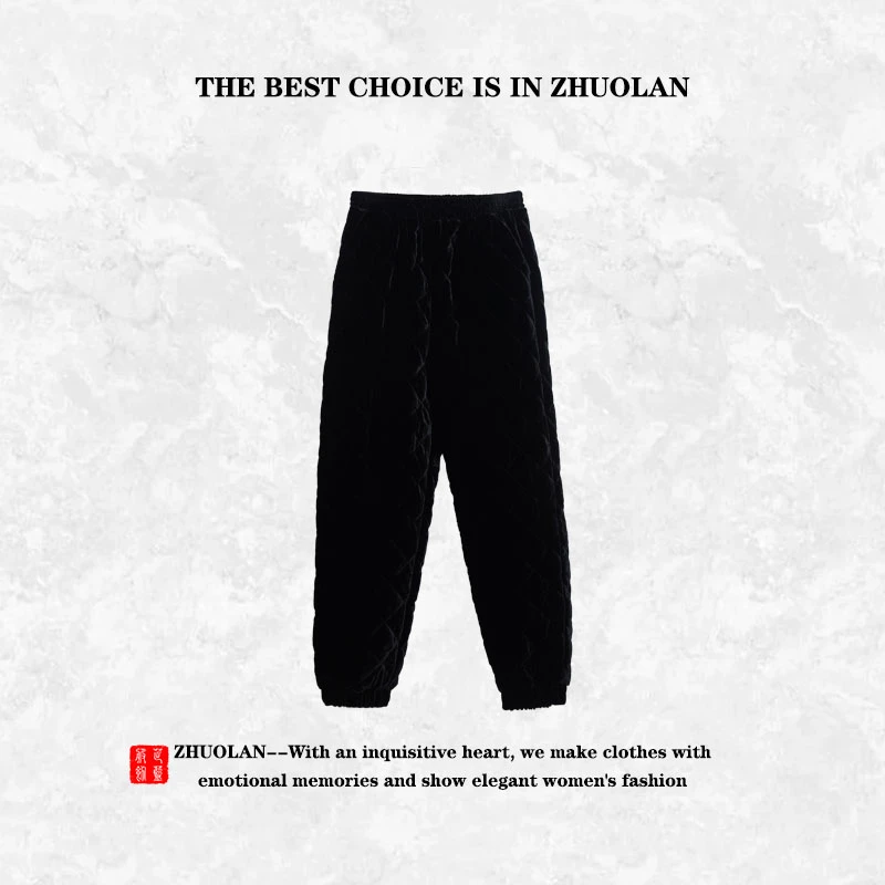 23180新中式国风裤子休闲裤（178）