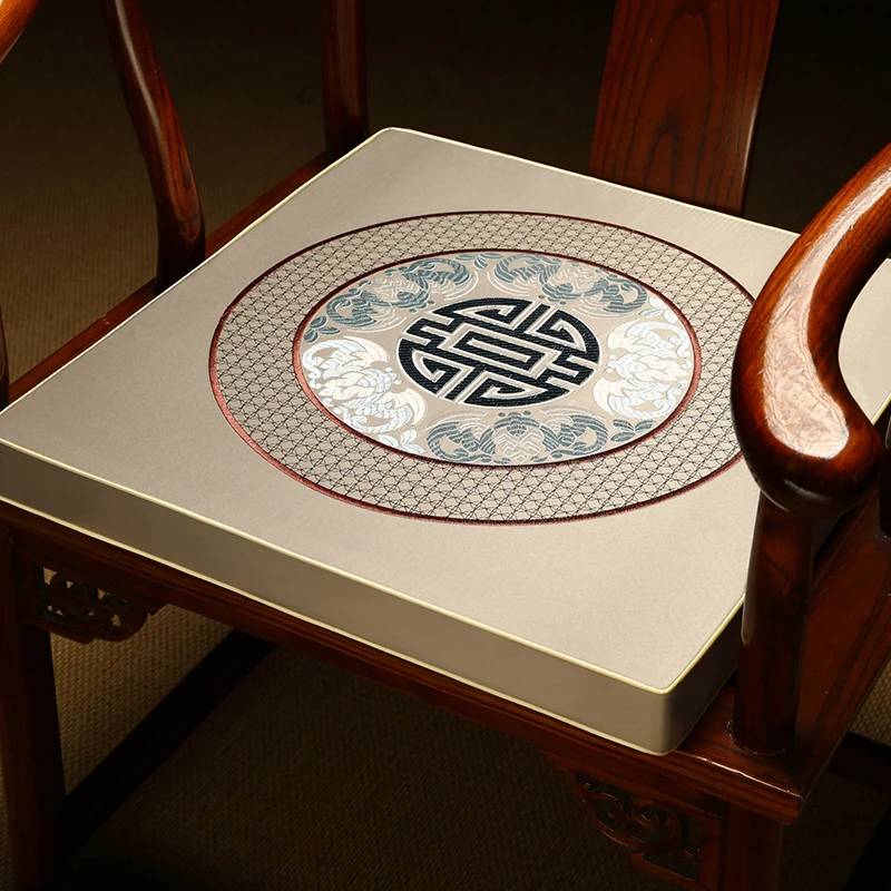 天然乳胶坐垫加厚中式沙发垫红木椅子垫太师椅圈椅官帽茶椅座椅垫