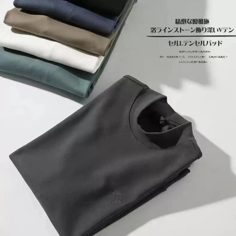 立体精工刺绣！高克重针织男士高端半高领长袖卫衣 2124