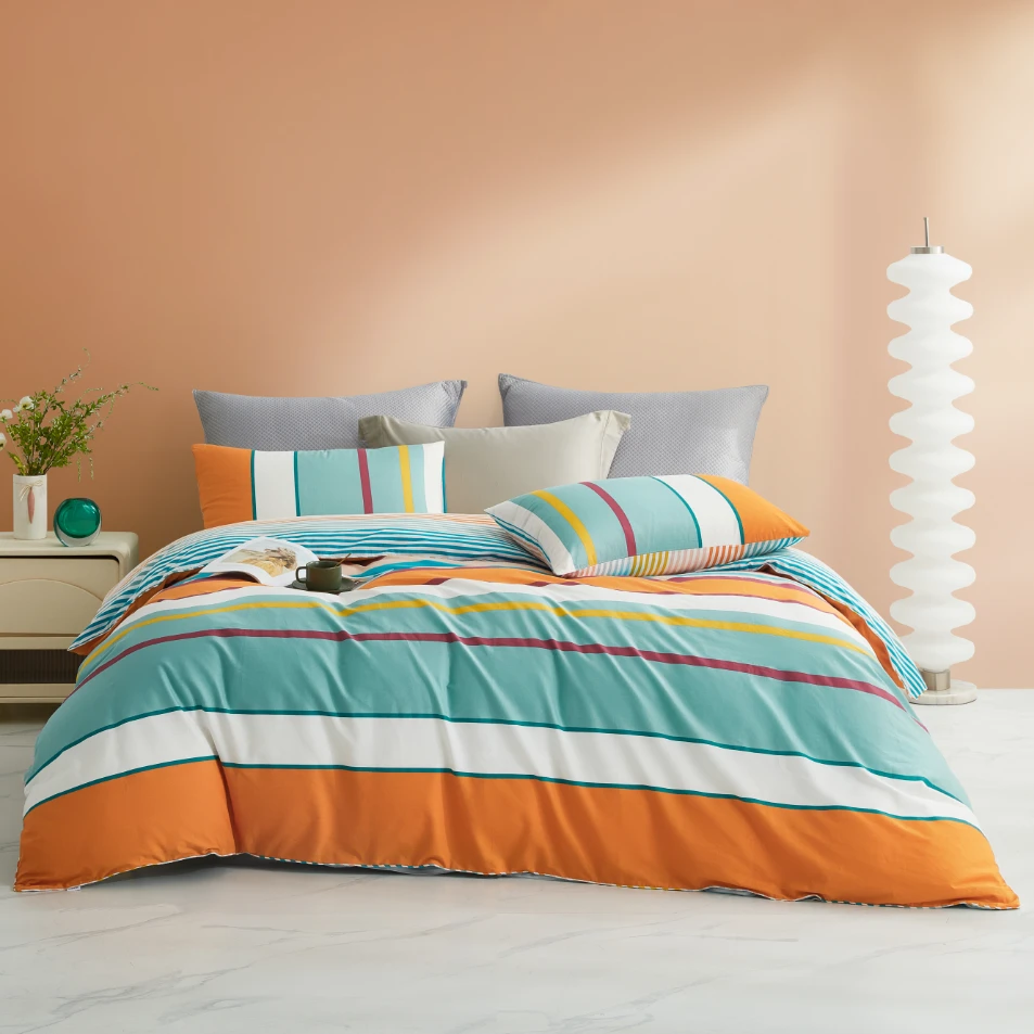 【家居】经典 心想事橙 全棉四件套 亲肤透气 0730 柔软