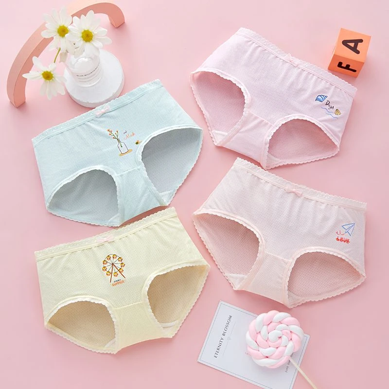 璐童梦女童内裤莫代尔女大童薄款夏季三角裤不夹pp女孩宝宝短裤