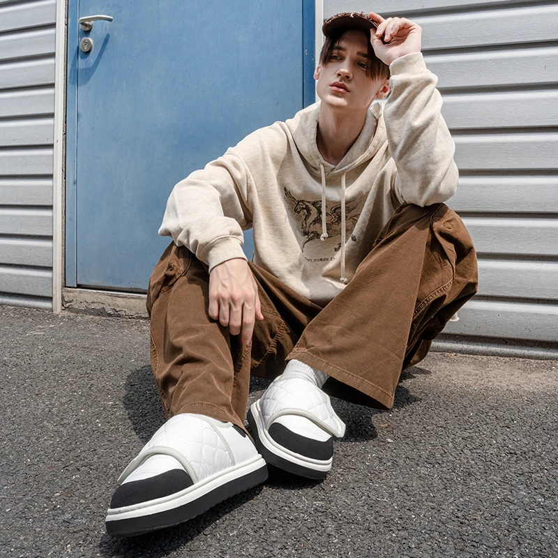 亚束步云棉鞋2025冬季新款冬季棉鞋情侣居家防滑防风锁温棉拖外穿