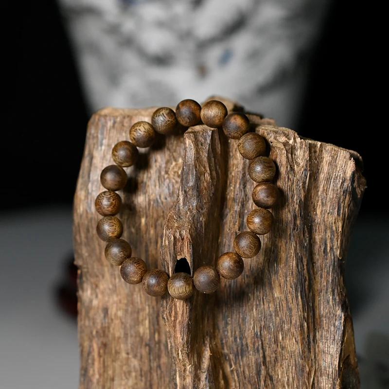 沉香绿棋楠 圆珠单圈手串12mm 14g+多样性发货一条10g+