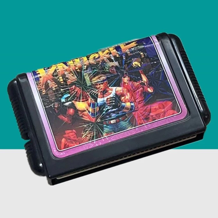 世嘉格斗三人组怒之铁拳怒火街头快打16位黑卡SEGA游戏卡带复古卡