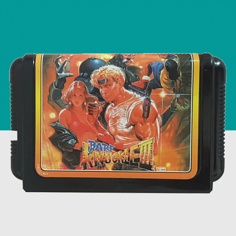 世嘉卡格斗四人组3怒之铁拳3怒火街头3双人过关16位SEGA游戏机